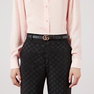Gucci GG Marmont Thin Belt